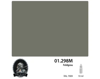 Краска акриловая для аэрографа Jim Scale: Feldgrau (RAL 7009), 10 мл 