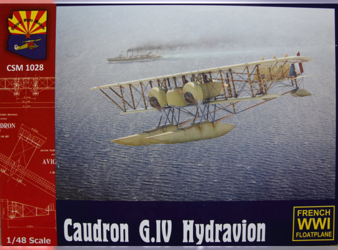 Сборная модель Caudron G.IV Hydravion