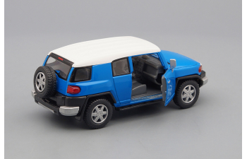 TOYOTA FJ Cruiser, blue / white