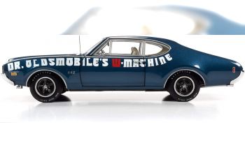 OLDSMOBILE Cutlass 442 2-Door Coupe Trophy 1969, Blue (синий)