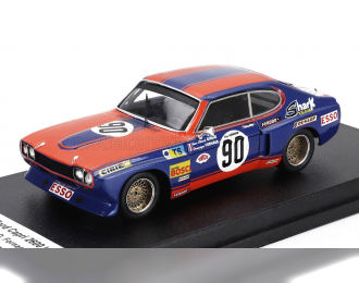 FORD Capri 2600 Lv 3.0l V6 №90 24h Le Mans (1974) Jean Claude Guerie - Dominique Fornage - Serge Godard, Red Blue