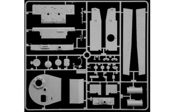 Сборная модель TANK Pz. Kpfw. Vi Tiger I Ausf. E Military 1945