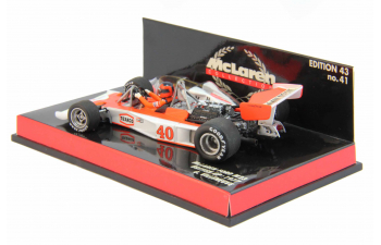 McLAREN Ford M23 British GP G. Villeneuve (1977), white / orange