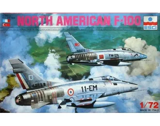 Сборная модель North American F-100
