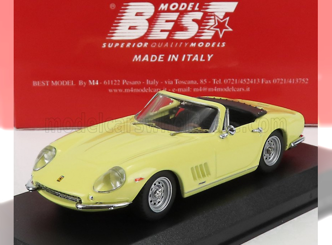 FERRARI 275 Gtb/4 Nart Spider (1967), yellow