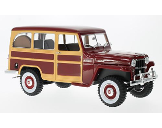 JEEP Willys Station Wagon (1955), dark red