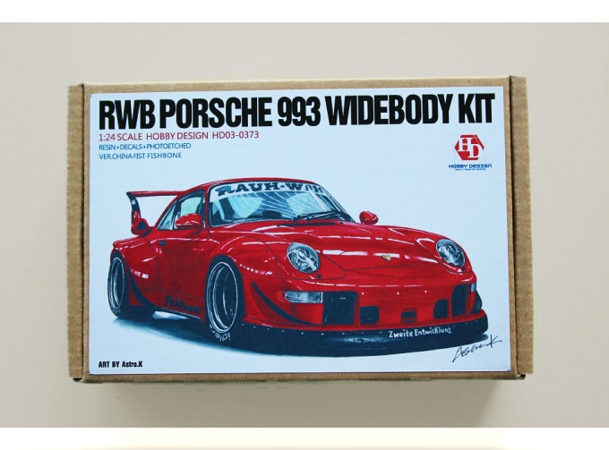 Конверсионный набор Rwb Porsche 993 Widebody Kit (Resin+PE+Decals)