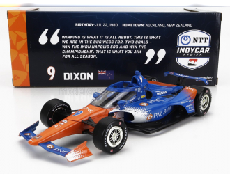 CHEVROLET Team Pnc Bank Chip Ganassi Racing N9 Indianapolis Indy 500 Indycar Series (2023) S.Dixon, Blue Orange