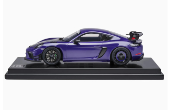PORSCHE 718 (982) Cayman GT4 RS Manthey Kit (2024) - CON VETRINA - WITH SHOWCASE, ultra violet