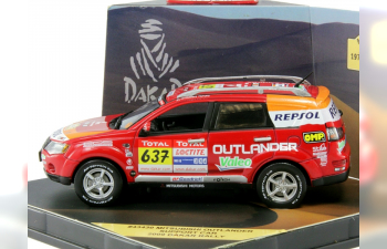 MITSUBISHI Outlander Support Car #637 Dakar Rally (2009), red