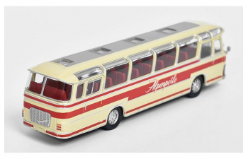 NEOPLAN NS 12 autobus Alpenperle (1970), red / beige