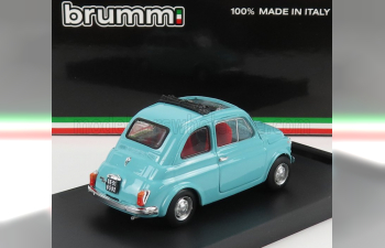 FIAT 500r Tetto Aperto - Open (1972), Turchese Farfalla