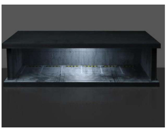 Diorama *Parking lot with light*, black