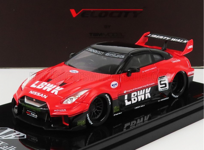 NISSAN Gt-rr (r35) №5 Lbwk Liberty Walk (2016), Red Black