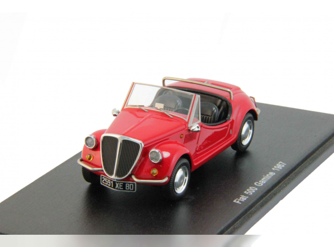 FIAT 500 Gamine (1967), red