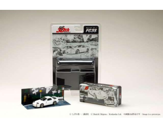 MAZDA RX-7 (FD3S) RedSuns *INITIAL D*Ryosuke Takahashi VS Takumi Fujiwara, white
