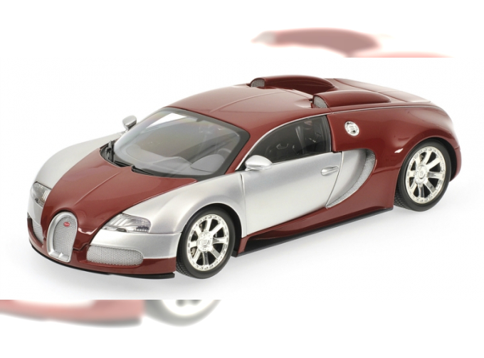 Bugatti VEYRON EDITION CENTENAIRE - 2009 - CHROME/RED