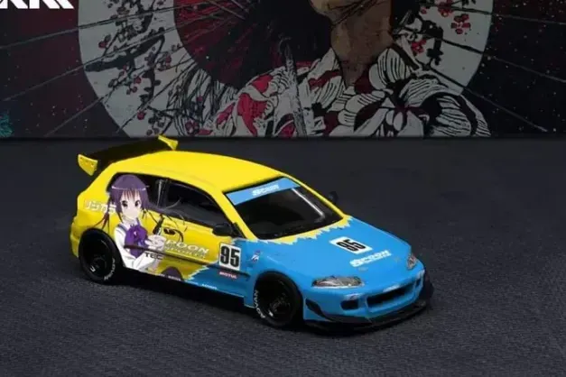 HONDA Civic #CIVOC EG6 Rocket Bunny Spoon with Bear Brick Figure