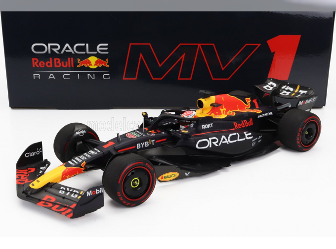 RED BULL F1 Rb19 Team Oracle Red Bull Racing №1 World Champion Season (2023) Max Verstappen, Matt Blue