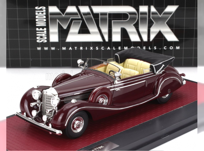 MERCEDES BENZ 770k (w150) Cabriolet Open (1939), Bordeaux