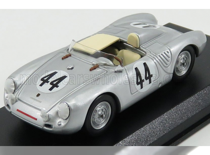 PORSCHE 550rs Spider №44 12h Sebring (1957) Bunker - Wallace, Silver