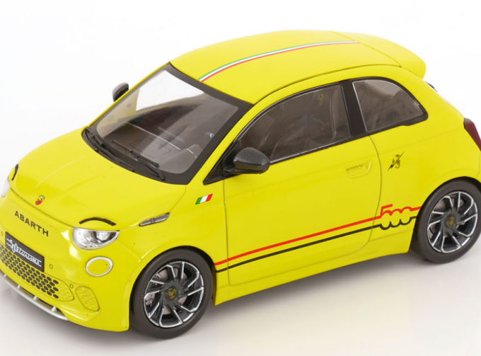 FIAT 500e Abarth (2024), yellow