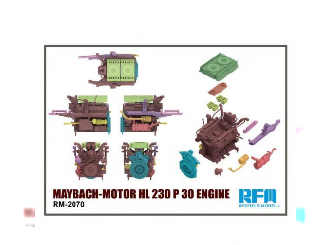 Сборная модель MAYBACH-MOTOR HL 230 P 30 ENGINE