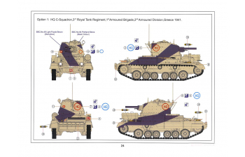 Сборная модель Cruiser tank A10 Mk 1A CS