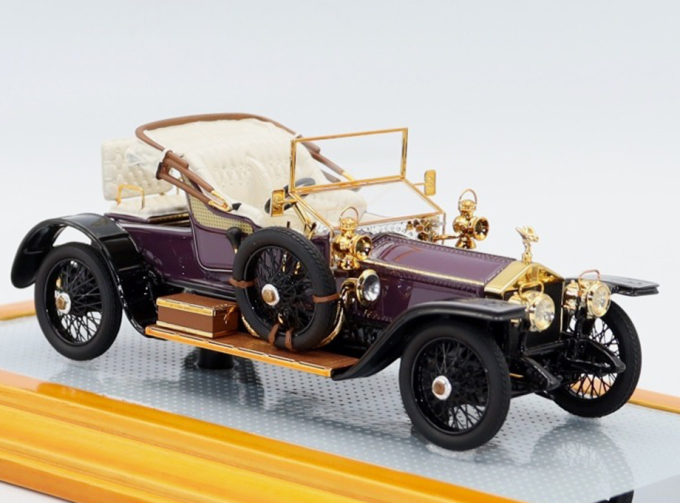 Rolls Royce Silver Ghost 1910 Balloon Car sn1513 Open, Purple/Black