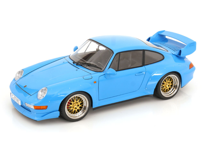 PORSCHE 911 (993) GT2 BBS rims (1996) (1996), riviera blue