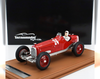 ALFA ROMEO F1 P3 Tipo B Scuderia Ferrari №24 Italy Gp (with Pilot Figure) (1932) Tazio Nuvolari, Alfa Red