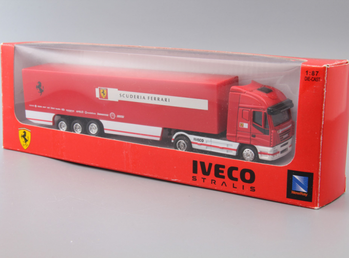 IVECO Stralis Ferrari, red / white