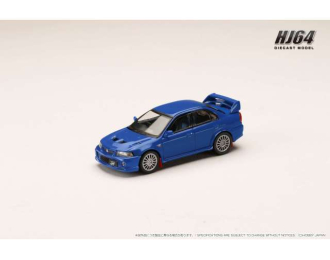 MITSUBISHI Lancer GSR Evolution 6 (CP9A) with Mud flap, lance blue 1999