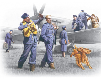 Сборная модель Пилоты и техники ВВС Великобритании﻿