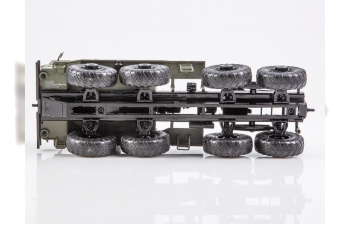 Минский 537 с полуприцепом-тяжеловозом, хаки