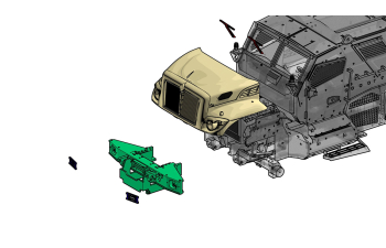 Сборная модель International M1224 MaxxPro (вар. 1)