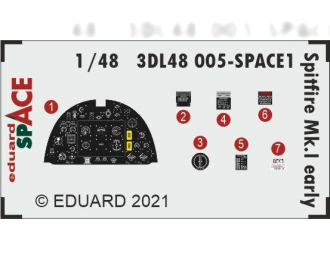 3D Декали для Spitfire Mk. I ранний тип SPACE