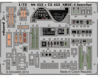 Цветное фототравление для SB2C-4 interior S. A. (интерьер)