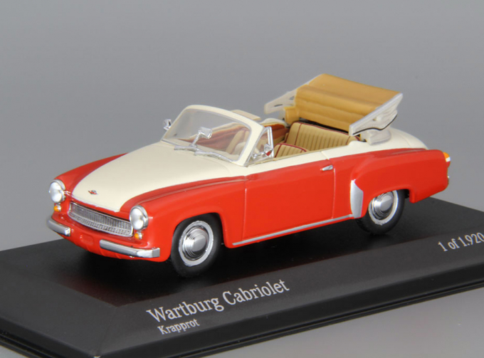 WARTBURG 311/2 Cabriolet (1959), orange / beige