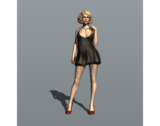 Фигурка Светская львица 6, окрашенная