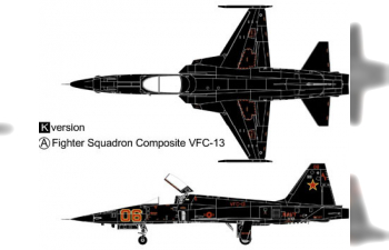 Сборная модель NORTHROP F-5E TIGER II (MIG-28)