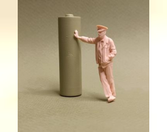 Фигура 0914 Вован машинист Вариант 3, неокрашенная