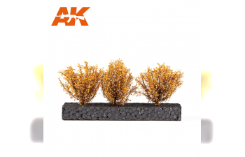 DARK YELLOW BUSHES 4-6cm -1:35 / 75 mm / 90 mm