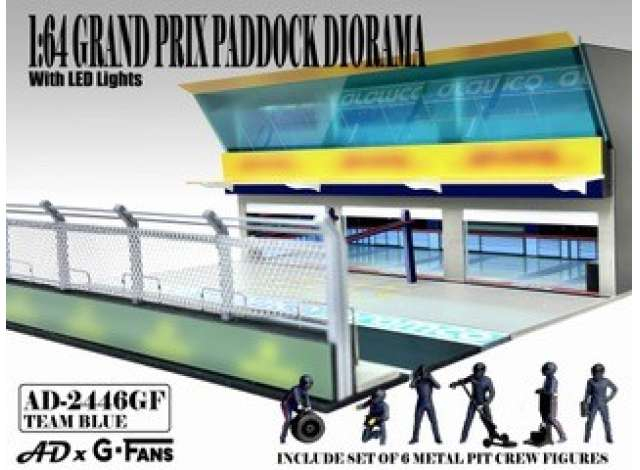 Grand Prix Paddock Diorama *Team Blue*