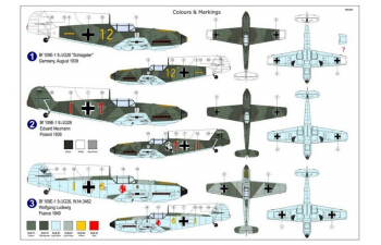 Сборная модель Bf 109E-1 JG.26