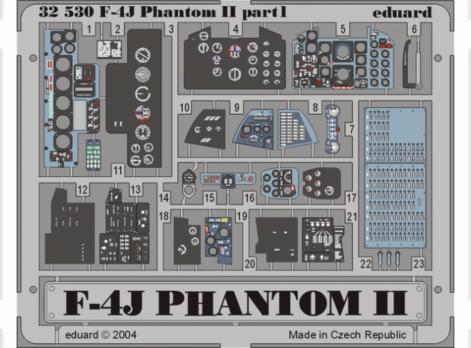 Цветное Фототравление для F-4J