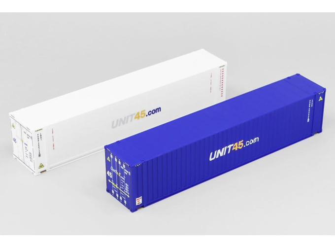 Комплект контейнеров Unit 45 - 2 шт, синий/белый
