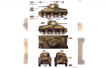 Сборная модель Танк Sherman M4A1 Mid