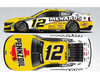 Ford Mustang #12 Ryan Blaney *Pennzoil*, yellow/white 2025