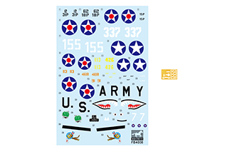 Сборная модель Curtiss P-40C `Warhawk` Fighter (US Army Air Force) "Pearl Harbor and Other Teatre"